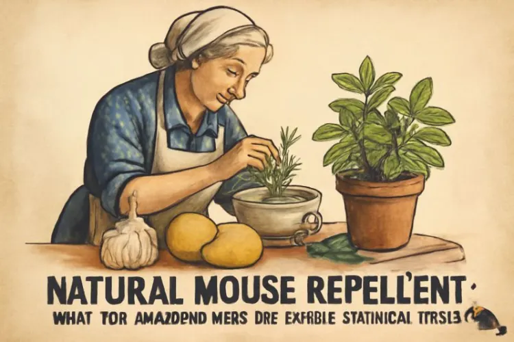 Anti-souris naturel : ce que faisaient nos grands-mères avant les pièges chimiques