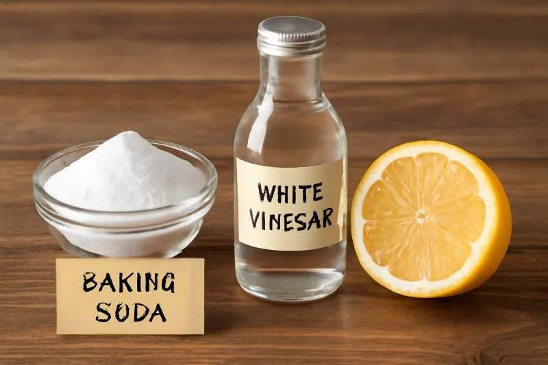 Bicarbonate, vinaigre blanc, citron : le trio magique de mamie pour tout nettoyer