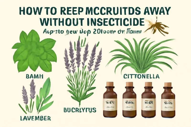 Comment éloigner les moustiques sans insecticide : les plantes et huiles à avoir chez soi