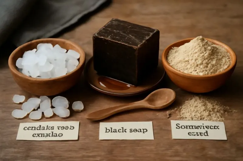 Cristaux de soude, savon noir, terre de Sommières : à quoi sert vraiment chaque produit d'antan ?