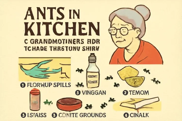 Fourmis dans la cuisine : 6 astuces de grand-mère pour les faire fuir en douceur